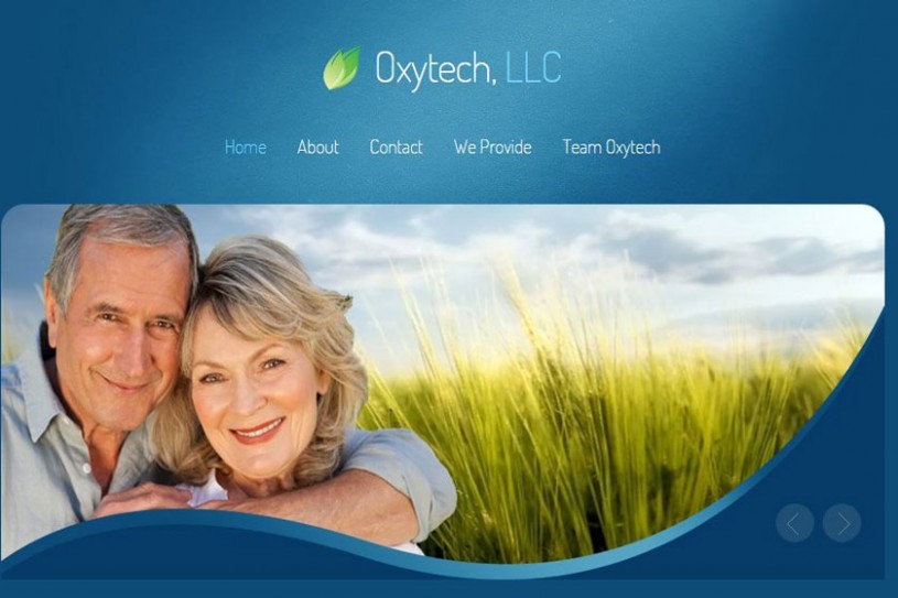 Web snip of OxytechReno.com