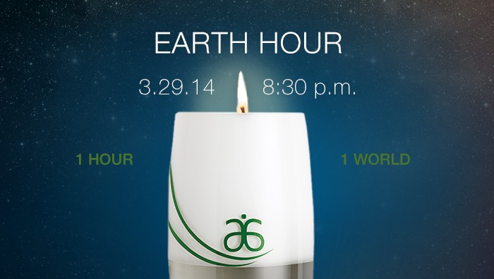 Earth Hour on March 29, 2014